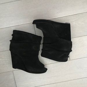 BCBG open toe boots